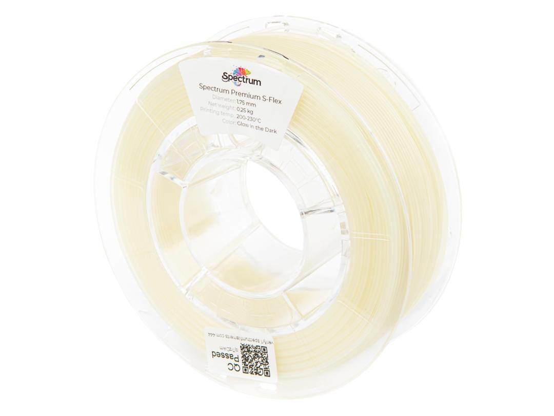 Filament SPECTRUM / S-FLEX 90A / SVIETIACI V TME / 1,75mm / 0,25 kg