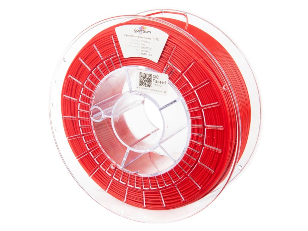 Filament SPECTRUM / PCTG / ČERVENÁ / 1,75mm / 1 kg