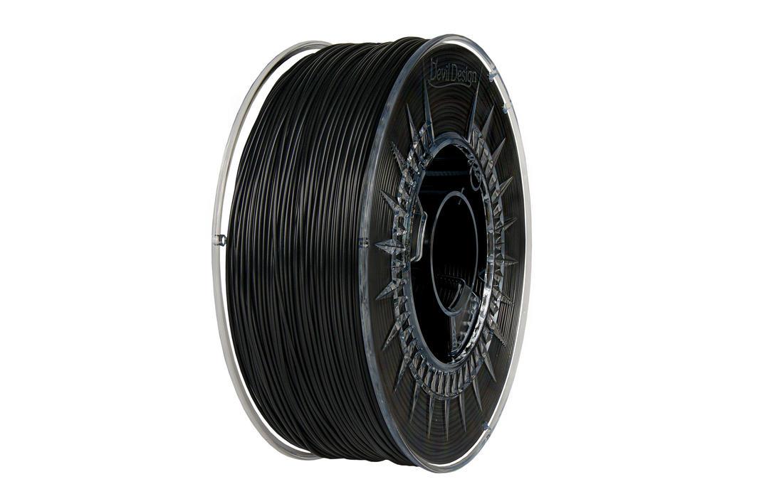 Filament DEVIL DESIGN / ABS+ / ČIERNA / 1,75mm / 1 kg