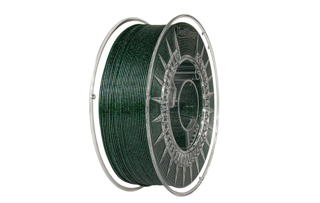 Filament DEVIL DESIGN / PETG / GALAXY ZELENÁ / 1,75mm / 1 kg