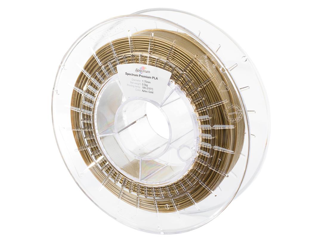 Filament SPECTRUM / PLA GLITTER / AZTEC GOLD / 1,75mm / 0,5 kg