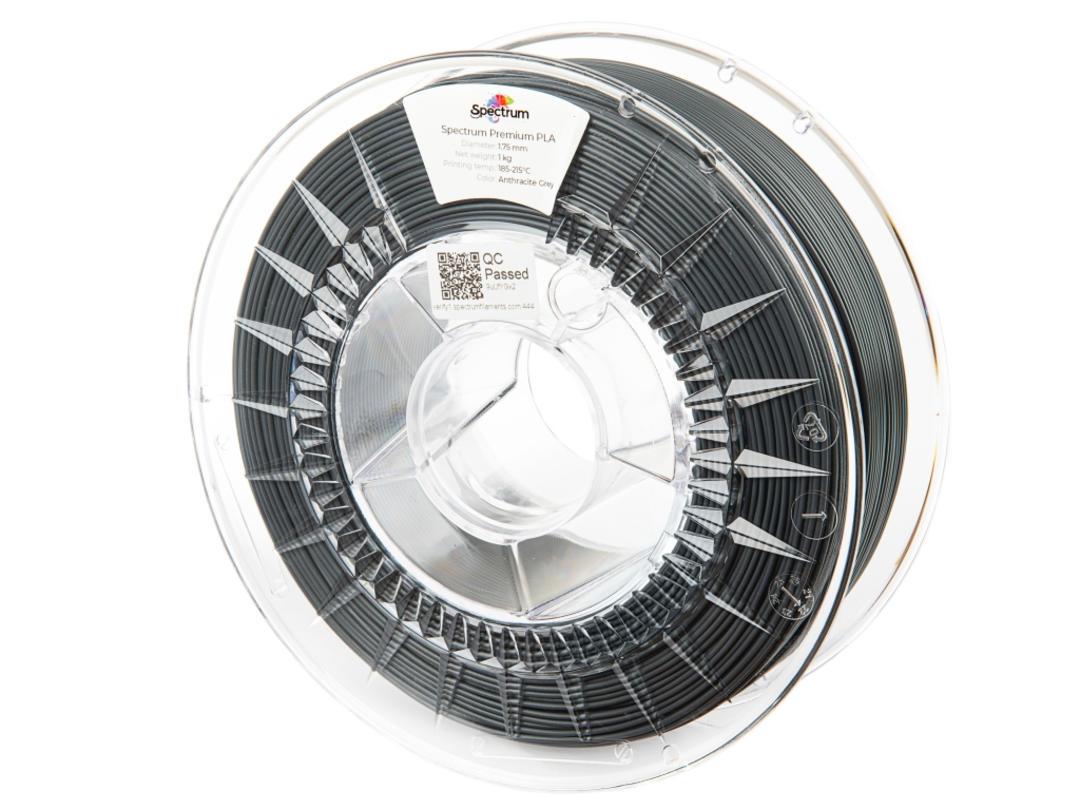 Filament SPECTRUM / PLA PREMIUM / ANTRACIT / 1,75mm / 1 kg