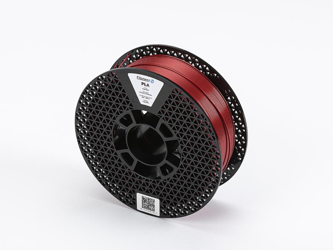 Filament FILAMENT-PM / PLA / PERLOVO ČERVENÝ / 1,75mm / 1 kg