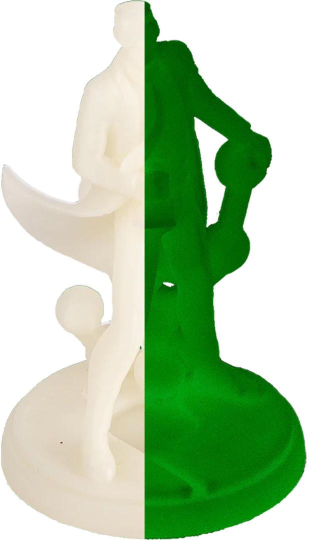 Filament POLYMAKER / PolyLite PLA / SVIETIACI V TME ZELENÝ / 1,75mm / 1 kg