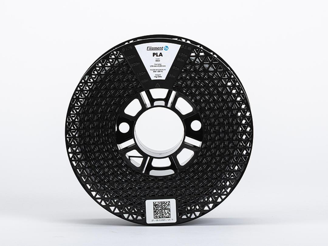 Filament FILAMENT-PM / PLA / STRIEBORNÝ / 1,75mm / 1 kg