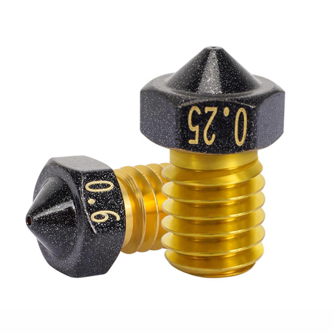 Mosadzná tryska E3D M6 - 0,25mm / 1,75mm - PTFE povrch