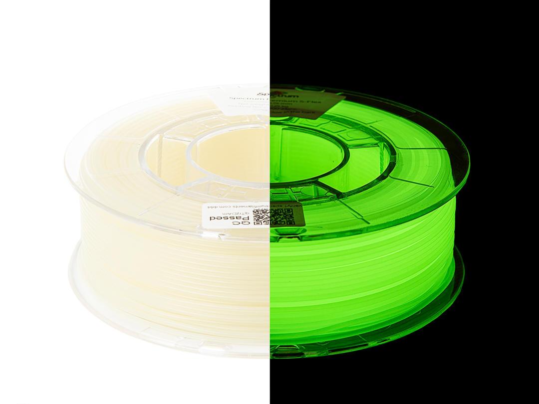 Filament SPECTRUM / S-FLEX 90A / SVIETIACI V TME / 1,75mm / 0,25 kg