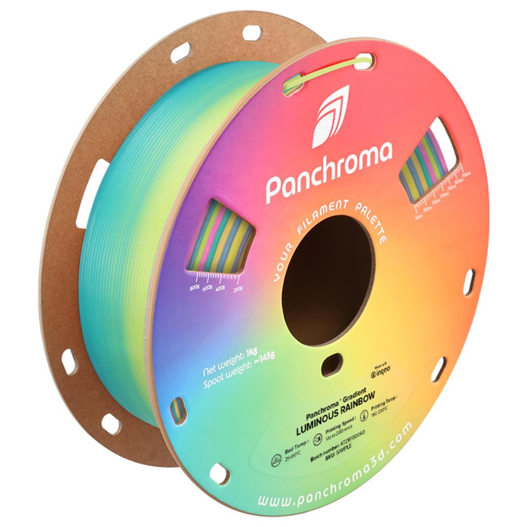 Filament Polymaker Panchroma™ PLA Gradient Luminous Rainbow