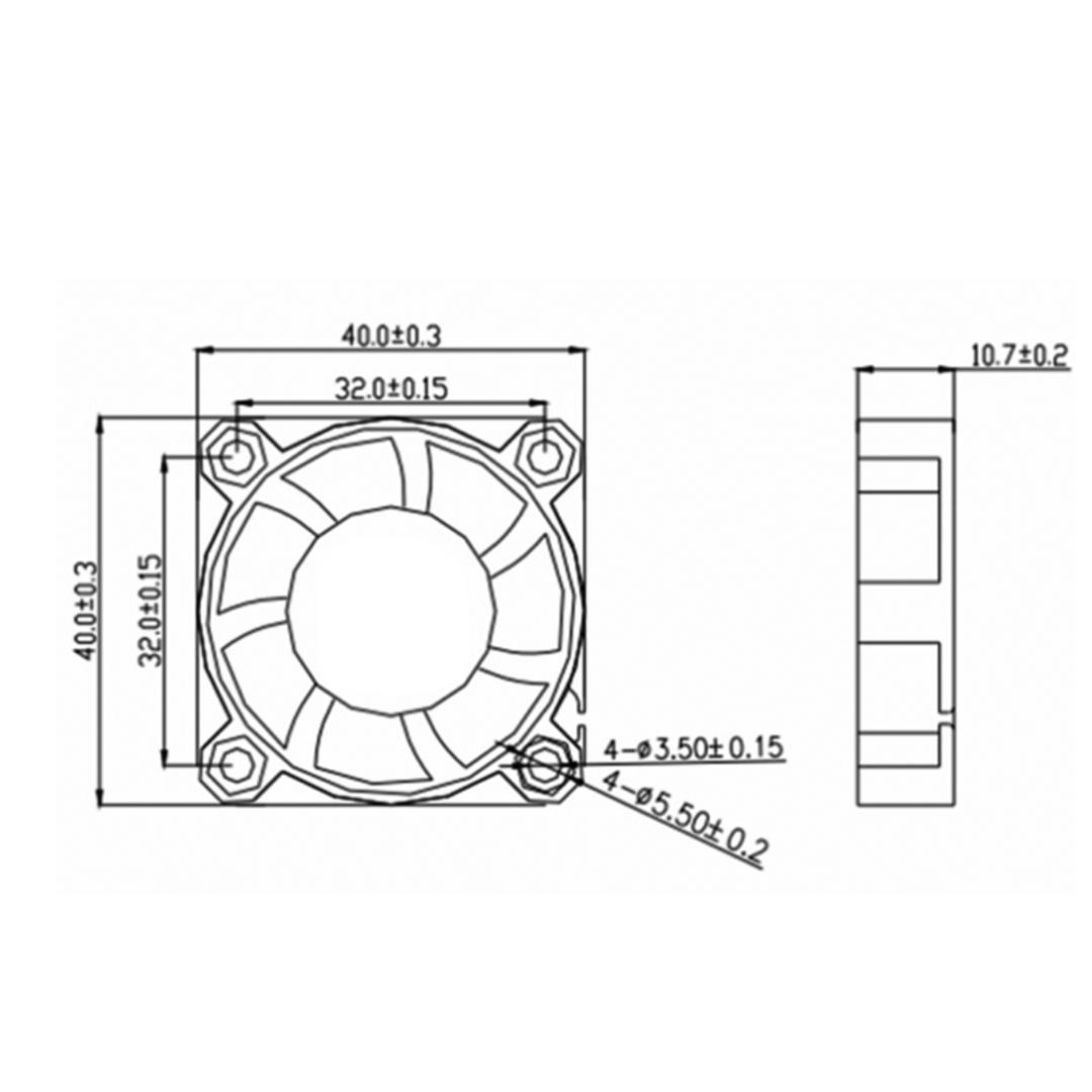 VENTILÁTOR 4010 12V