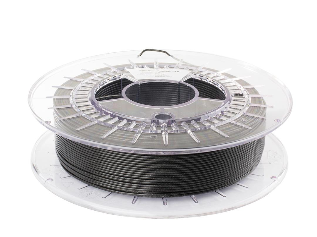 Filament SPECTRUM / PLA GLITTER / VOLCANO GREY / 1,75mm / 0,5 kg