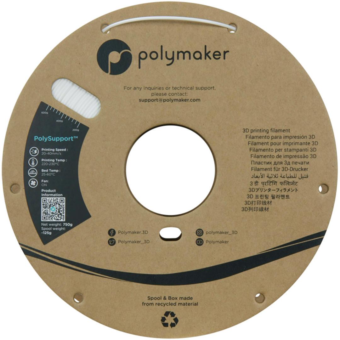 Filament POLYMAKER / POLYSUPPORT / 1,75mm / 0,75 kg