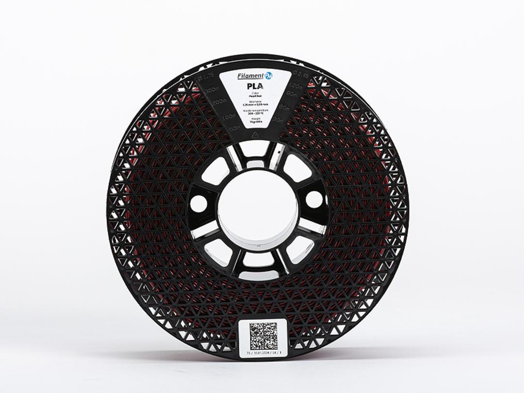 Filament FILAMENT-PM / PLA / PERLOVO ČERVENÝ / 1,75mm / 1 kg