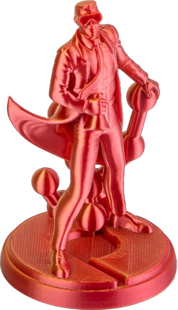 Filament POLYMAKER / PolyLite SILK PLA / ZLATÁ-ĆERVENÁ / 1,75mm / 1 kg