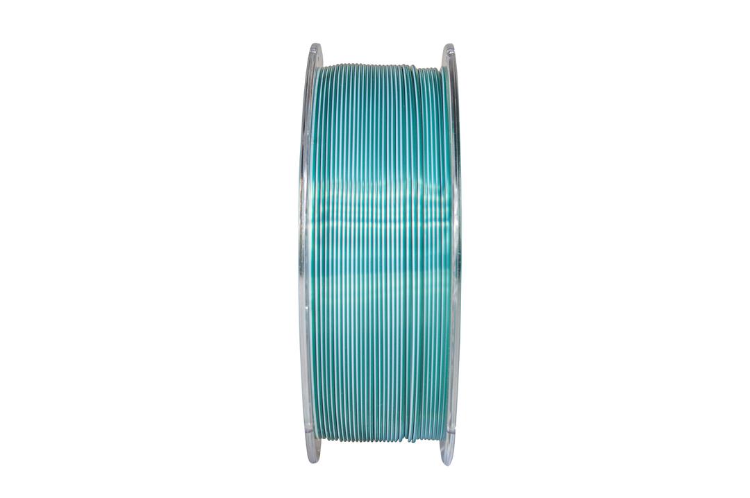 Filament DEVIL DESIGN / PLA SILK DUAL / ZELENÁ-BIELA / 1,75mm / 1 kg