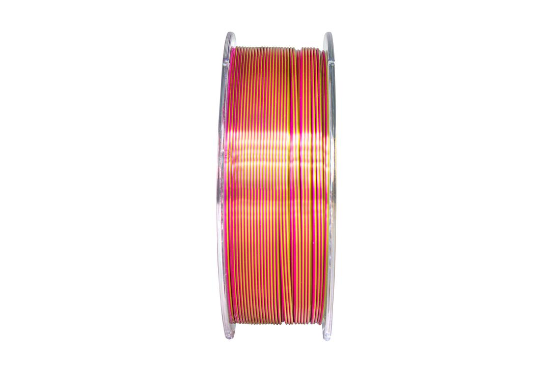 Filament DEVIL DESIGN / PLA SILK DUAL / RUŽOVÁ-ZLATÁ / 1,75mm / 1 kg