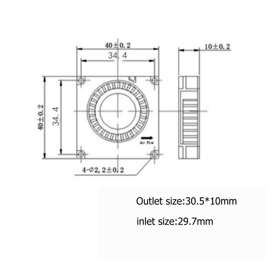 RADIÁLNY VENTILÁTOR 4010 12V