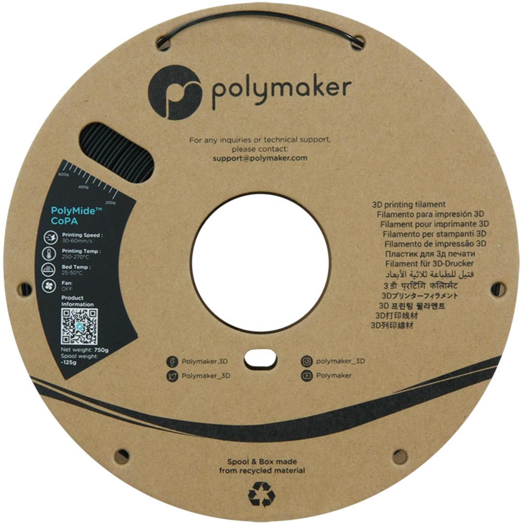 Filament POLYMAKER / POLYMIDE COPA / ČIERNA / 1,75mm / 0,75 kg