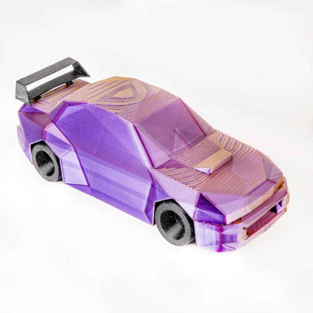 Filament POLYMAKER / PolyLite SILK PLA / ZLATÁ-FIALOVÁ / 1,75mm / 1 kg