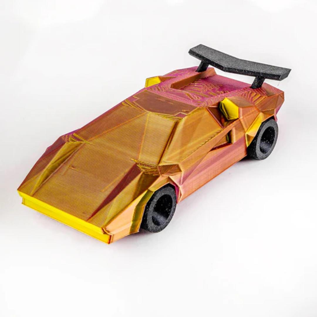 Filament POLYMAKER / PolyLite SILK PLA / LIMETKA-MAGENTA / 1,75mm / 1 kg