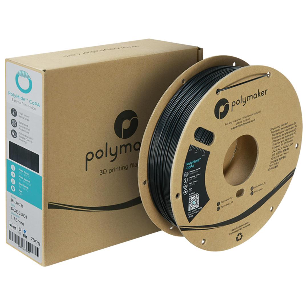 Filament POLYMAKER / POLYMIDE COPA / ČIERNA / 1,75mm / 0,75 kg