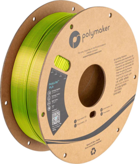 Filament POLYMAKER / PolyLite SILK PLA / LIMETKA-MAGENTA / 1,75mm / 1 kg