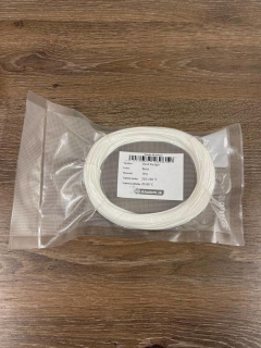 Vzorka Filament DEVIL DESIGN / TPU / BIELA / 1,75mm / 20m