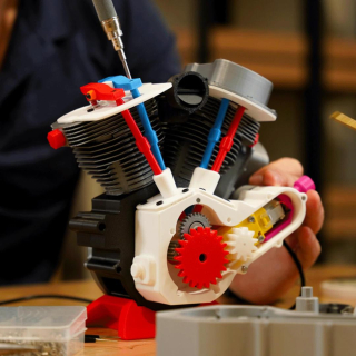 Bambu Lab Model motora stavebnica