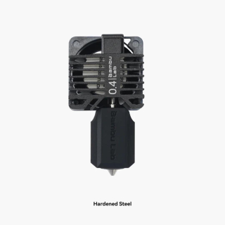 BAMBULAB KOMPLETNÝ HOTEND S TRYSKOU 0.4MM KALENÁ OCEĽ PRE P1 SÉRIU