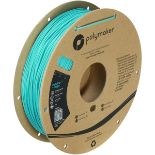 Filament POLYMAKER / POLYFLEX TPU 90A / MODROZELENÁ / 1,75mm / 0,75 kg