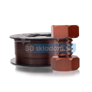 Filament FILAMENT-PM / PETG / TRANSPARENTNÁ HNEDÁ / 1,75mm / 1 kg