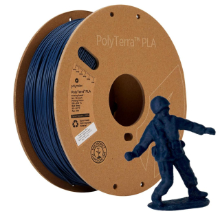 Filament POLYMAKER / PLA POLYTERRA / ARMÁDNA MODRÁ / 1,75mm / 1 kg