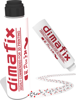 DimaFix Pen – adhézne pero na podložku 3D tlačiarne (proti warping)