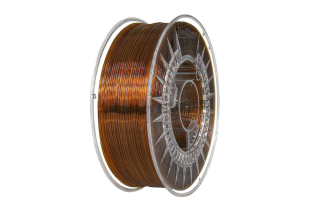 Filament DEVIL DESIGN / PETG / JANTÁROVÁ TRANSAPRENT / 1,75mm / 1 kg
