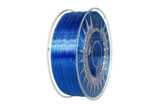 Filament DEVIL DESIGN / PETG / SUPER MODRÁ TRANSAPRENT / 1,75mm / 1 kg