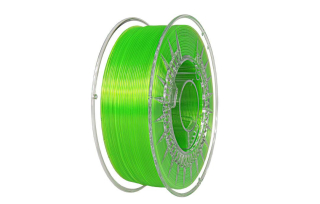 Filament DEVIL DESIGN / PETG / SVETLO ZELENÁ TRANSAPRENT / 1,75mm / 1 kg