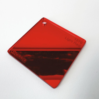 Akrylová doska zrkadlová - Červená