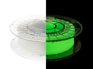 Filament SPECTRUM / PETG / SVIETIACI V TME ŽLTO-ZELENÝ / 1,75mm / 0,5 kg