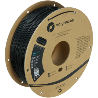 Filament POLYMAKER / POLYLITE PLA / ČIERNA / 1,75mm / 1 kg